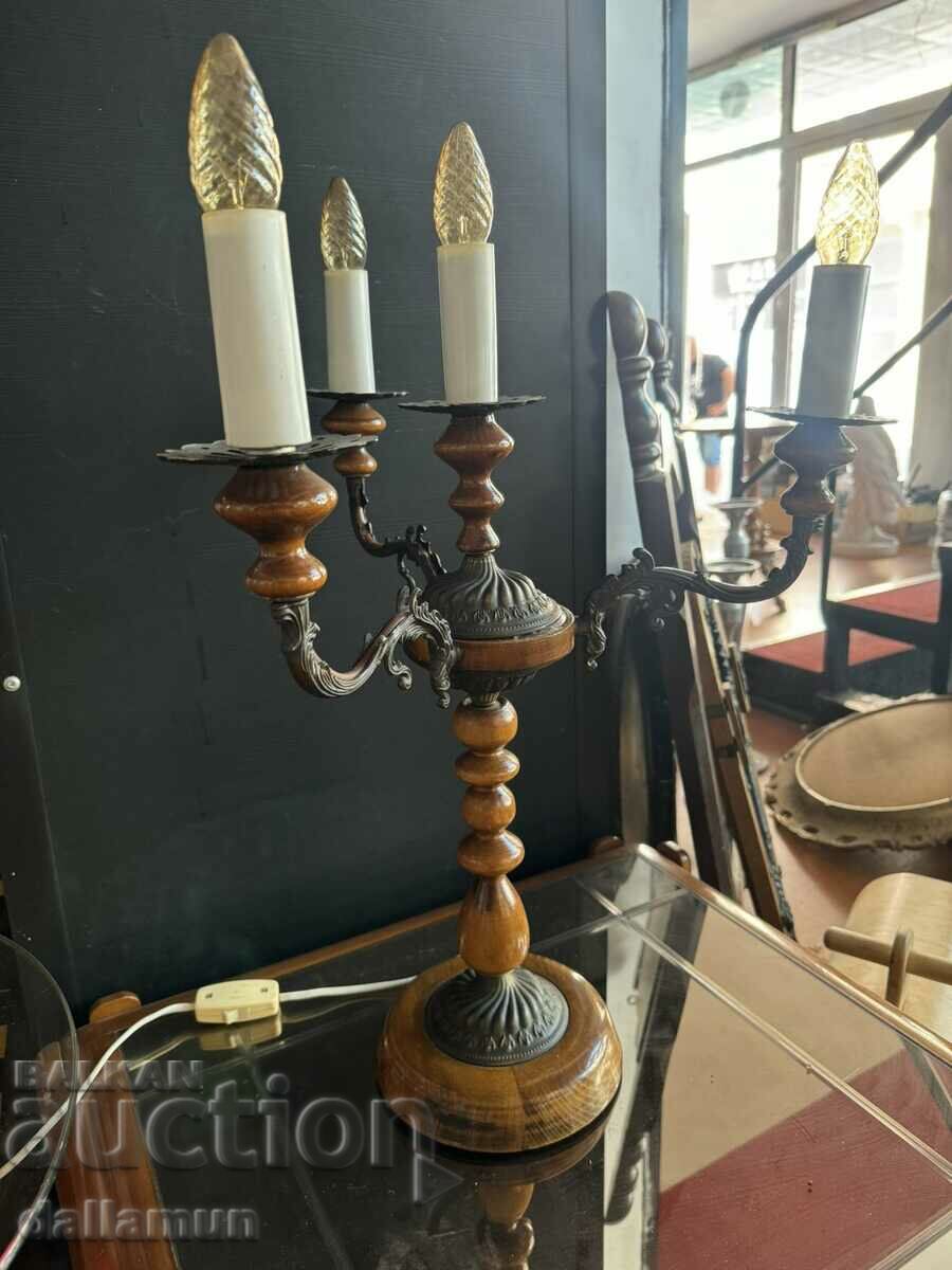 Antique table lamp 60 cm