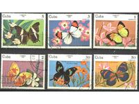 Stamps Fauna Insects Butterflies 1984 from Cuba