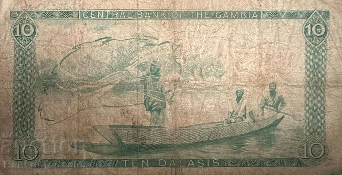 Gambia 10 Dalasis 1972 Pick 6d Ref 5519 with price 30.00 BGN | € 15.34 Gambia 10 Dalasis 1972 Pick 6d Ref 5519 with price 30.00 BGN | € 15.34