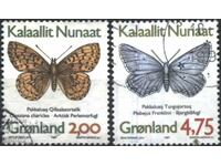 Stamps Fauna Insects Butterflies 1997 from Greenland