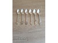 6 NS coffee spoons