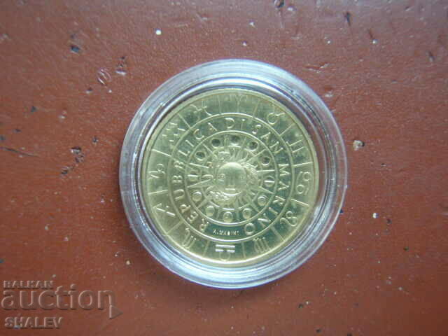 5 Euro 2018 San Marino "Aries" - Unc (зодиак - овен) - 7 5 Euro 2018 San Marino "Aries" - Unc (зодиак - овен) - 7