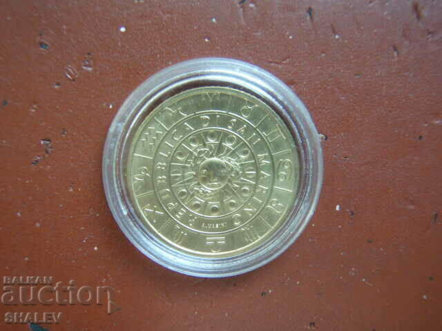 5 Euro 2018 San Marino "Taurus" - Unc (zodiac - Taurus) - 7 5 Euro 2018 San Marino "Taurus" - Unc (zodiac - Taurus) - 7
