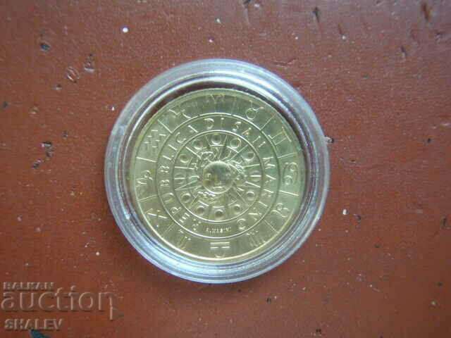 5 Euro 2018 San Marino "Taurus" - Unc (zodiac - Taurus) - 7 5 Euro 2018 San Marino "Taurus" - Unc (zodiac - Taurus) - 7