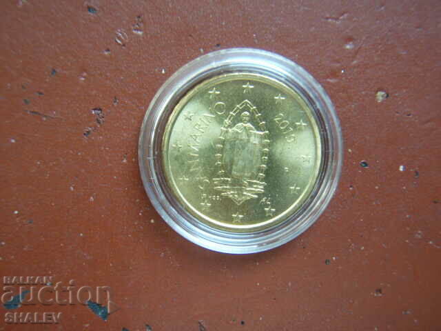 Аукцион 50 Cents 2019 San Marino (50 евроцента Сан Марино) - Unc Аукцион 50 Cents 2019 San Marino (50 евроцента Сан Марино) - Unc