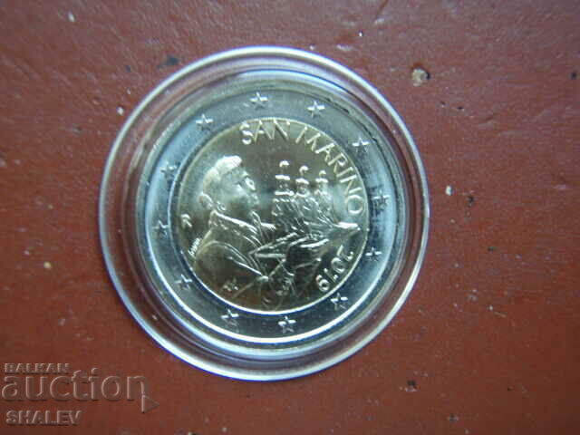 Licitație 2 Euro 2019 San Marino - Unc Licitație 2 Euro 2019 San Marino - Unc