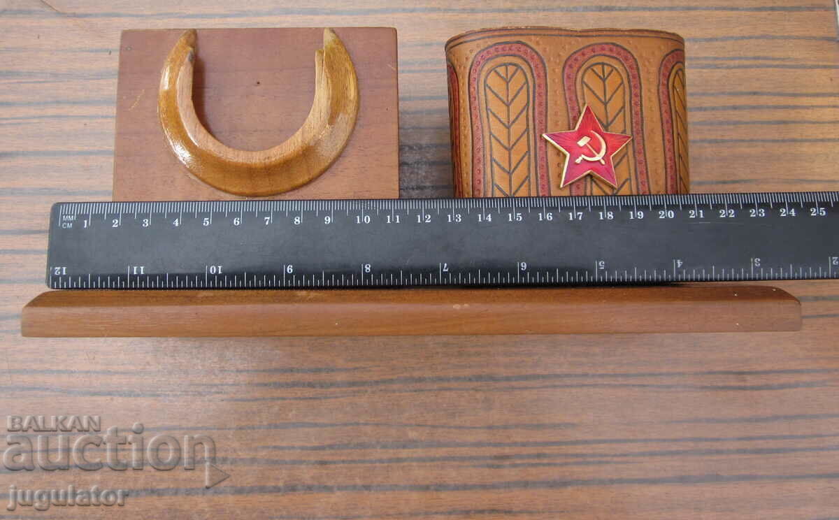 Veche suport rusesc USSR pentru creioane și stilouri - 7