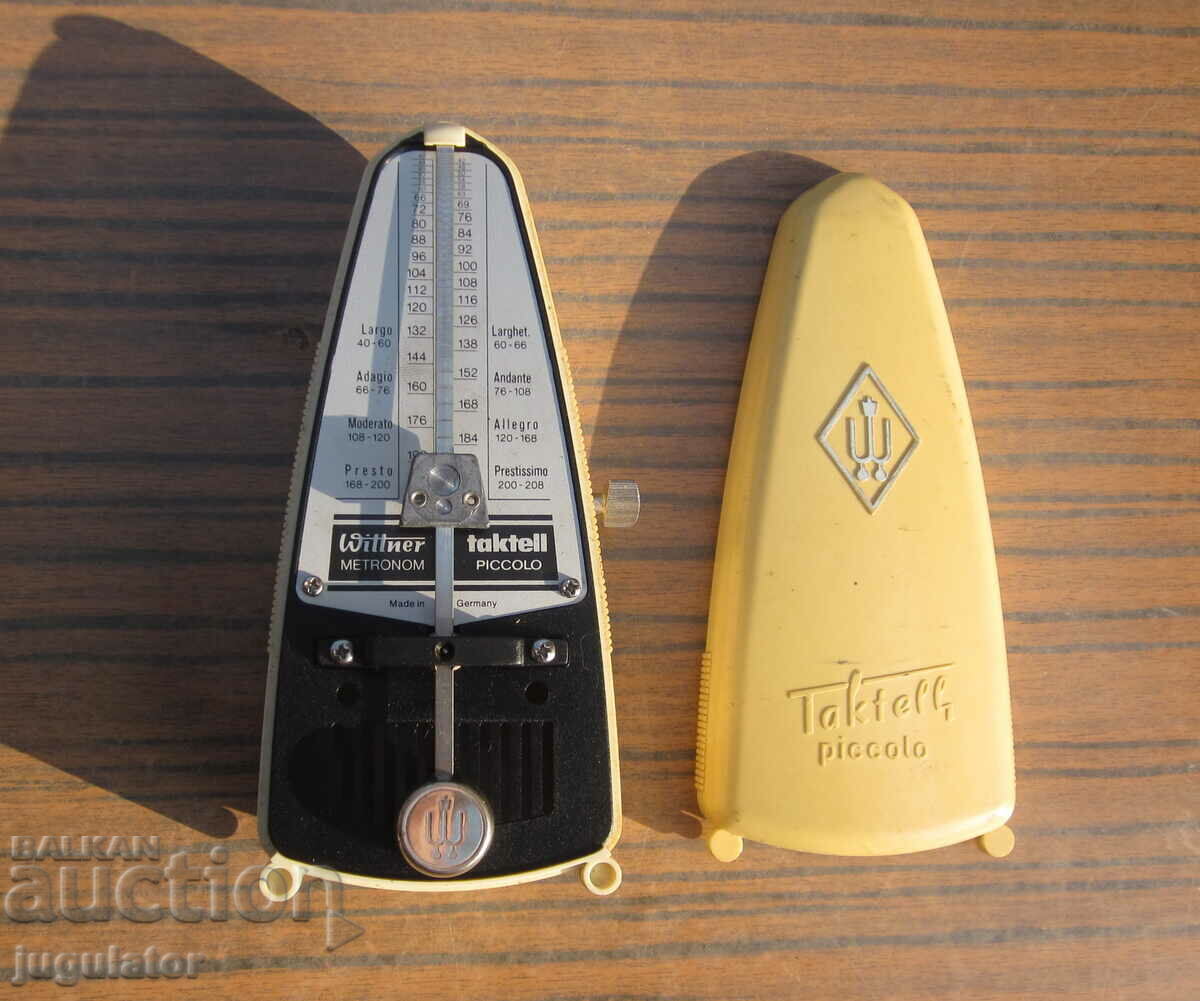 old German mechanical metronome Wittner PICCOLO with price 25.00 BGN | € 12.78 old German mechanical metronome Wittner PICCOLO with price 25.00 BGN | € 12.78