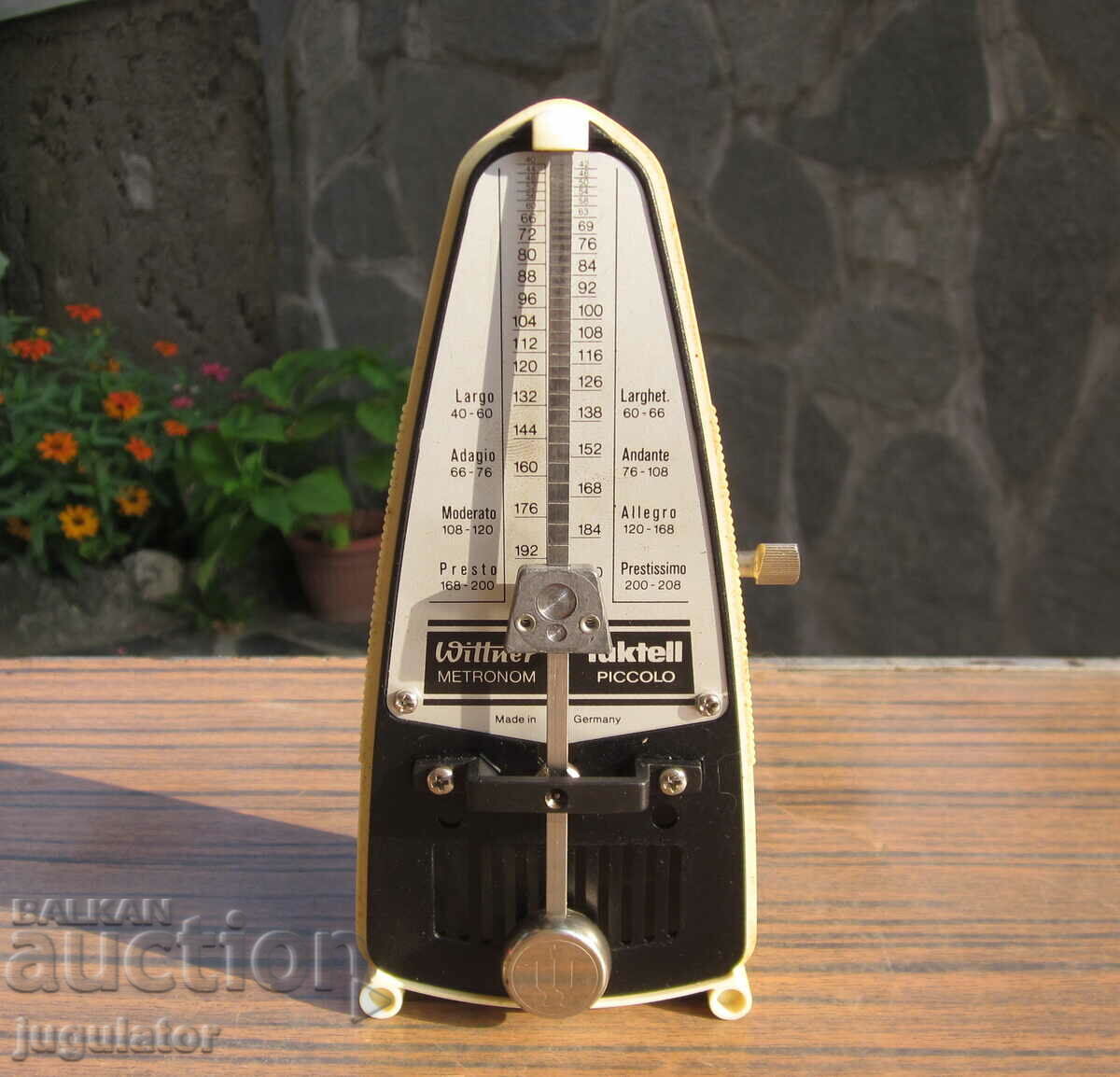 Auction old German mechanical metronome Wittner PICCOLO Auction old German mechanical metronome Wittner PICCOLO