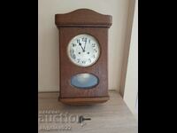 Gustav Becker German Wall Clock WORKING