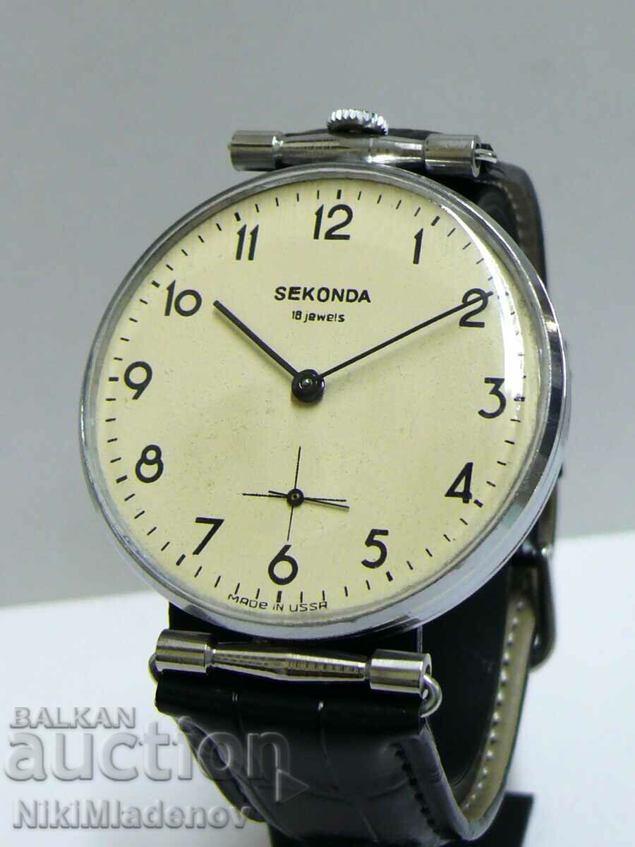 From 1 st. Soviet SEKONDA/ Lightning converted wristwatch