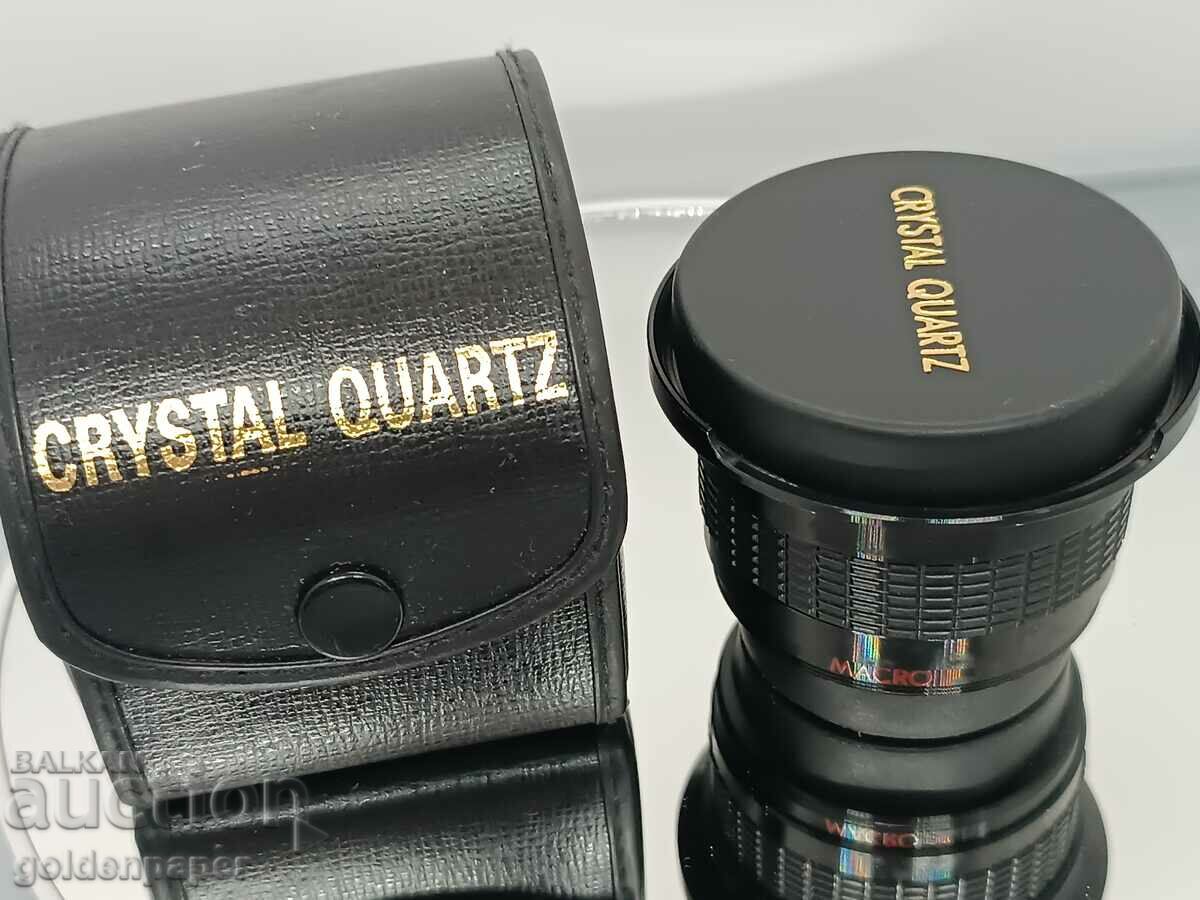 Photo lens Macro Crystal Quartz 0.42x Japan