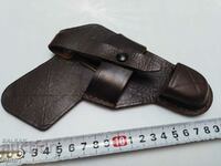 OLD LEATHER HOLSTER FOR PISTOL-WALTER OR MAKAROV