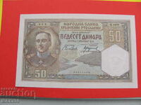 50 dinars Kingdom of Yugoslavia 1931.