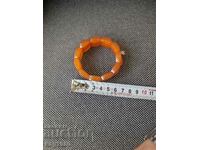 Russian Amber Bracelet on Rubber