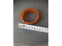 Russian Amber Bracelet on Rubber