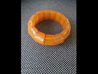 Russian Amber Bracelet on Rubber