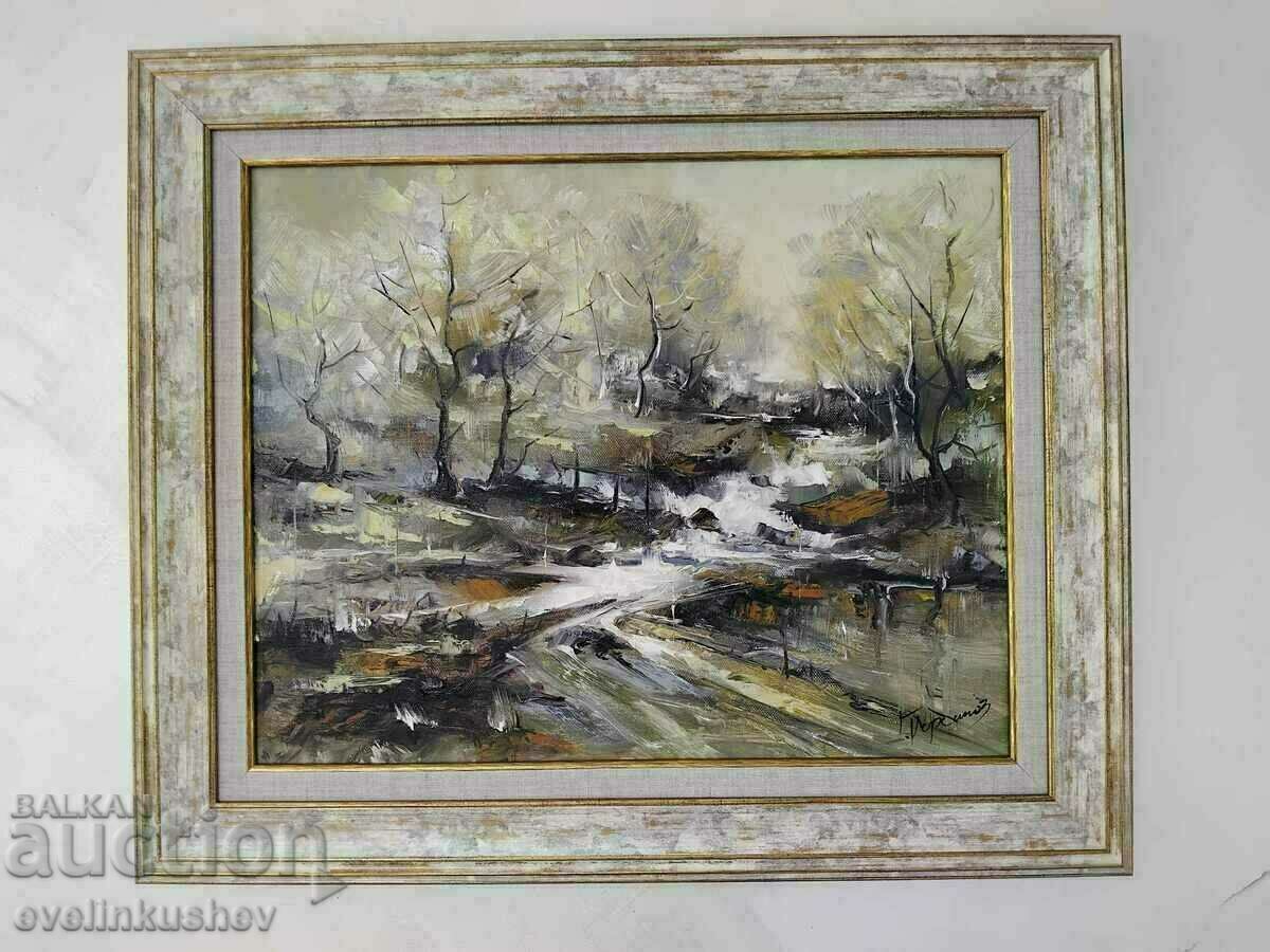Auction  Oil painting " Full Water " Georgi Yordanov