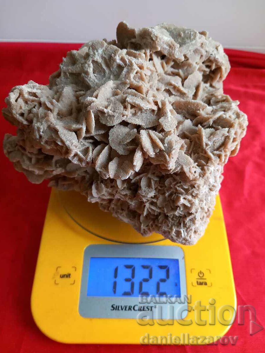 Huge Druze, Fossil, Fossil DESERT ROSE 1.322kg.  - 6