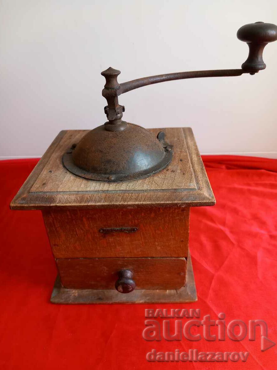 19th Century Old Large French Mill, Coffee Grinder