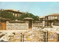 Old postcard - Nessebar, Old architecture