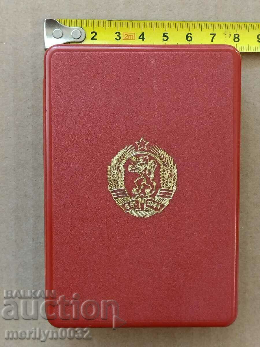 Badge with box honorary title NATIONAL medal order - 6 Badge with box honorary title NATIONAL medal order - 6