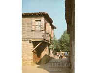 Old postcard - Nessebar, Old architecture