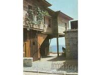 Old postcard - Nessebar, Old architecture