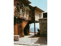 Old postcard - Nessebar, Old architecture