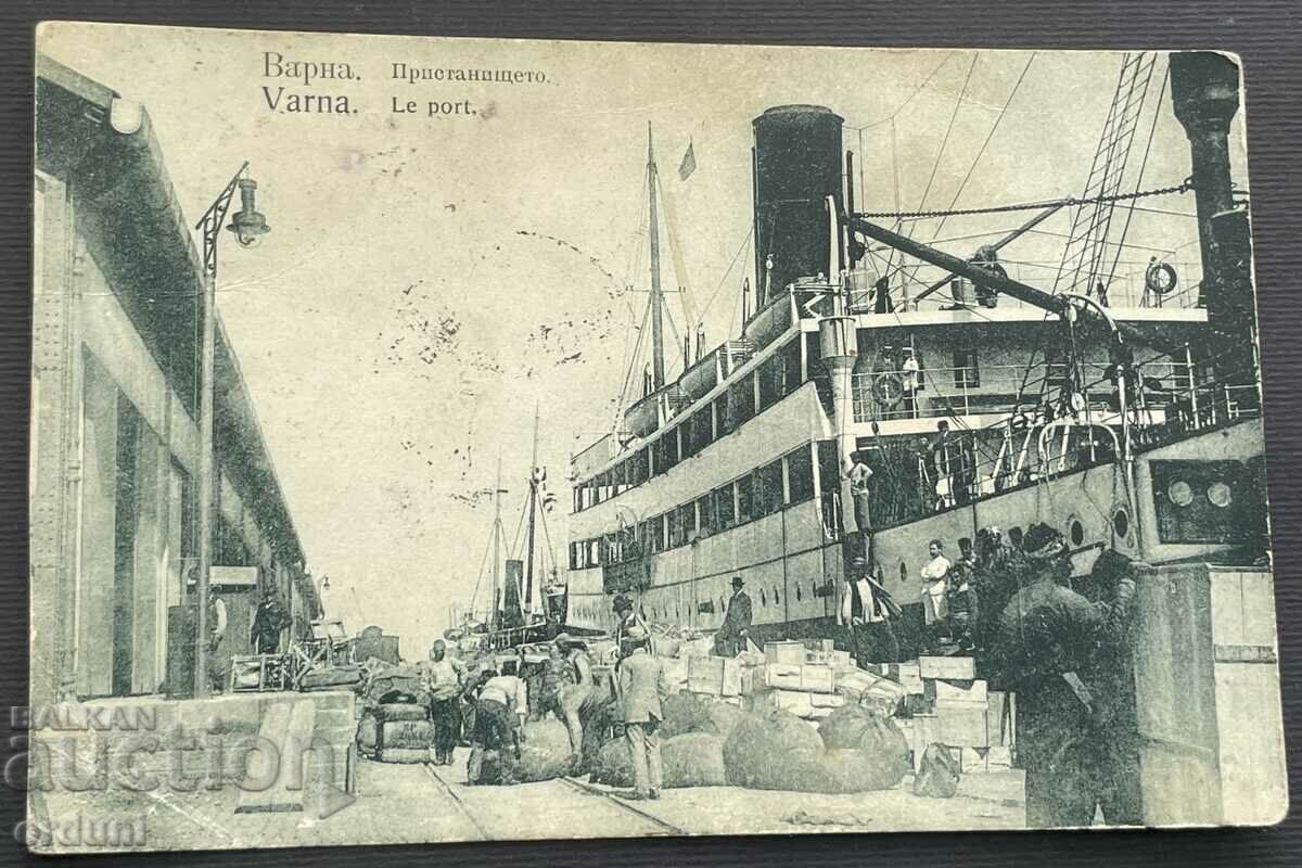 4419 Regatul Bulgariei Portul Varna 1909