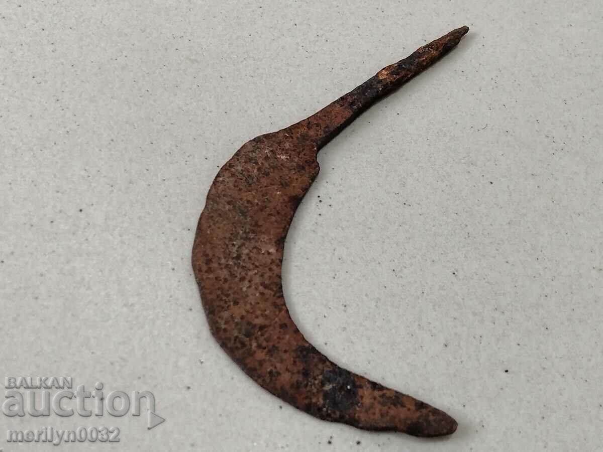 Delivery of Old hand-forged scythe, wrought iron Delivery of Old hand-forged scythe, wrought iron