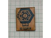 MB STARA ZAGORA 10 ani BADGE