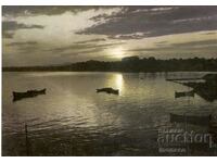 Old postcard - Nessebar, Sunset