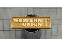 PIN BADGE LOGO WESTERN UNION