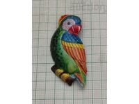 PARROT TIN PARROT JAPONIA ANII 1950 BADGE