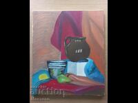 Oil painting on canvas 55cm/46cm