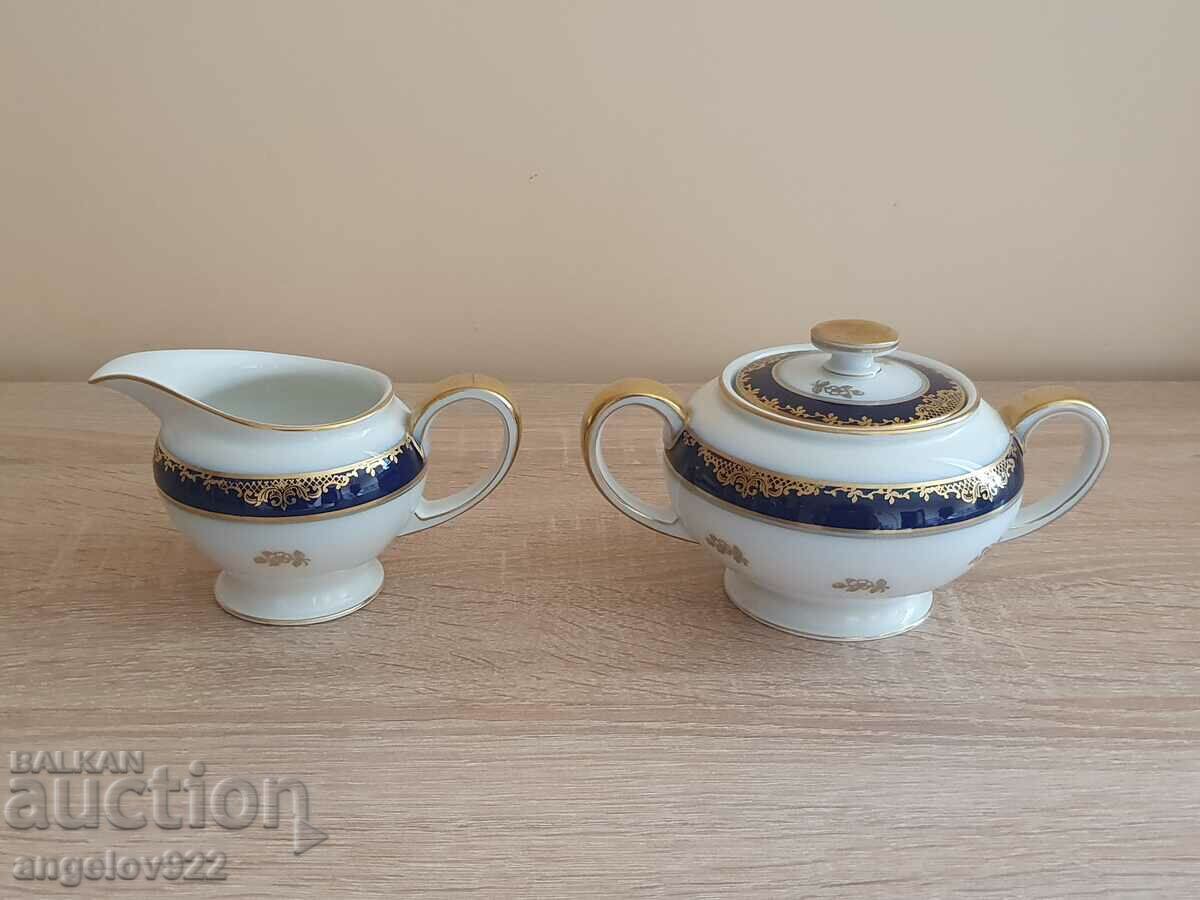 ROSENTHAL WINIFRED porcelain sugar bowl and latiere