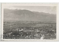 Bulgaria, General view of Kostenets station with Mount Belmeken