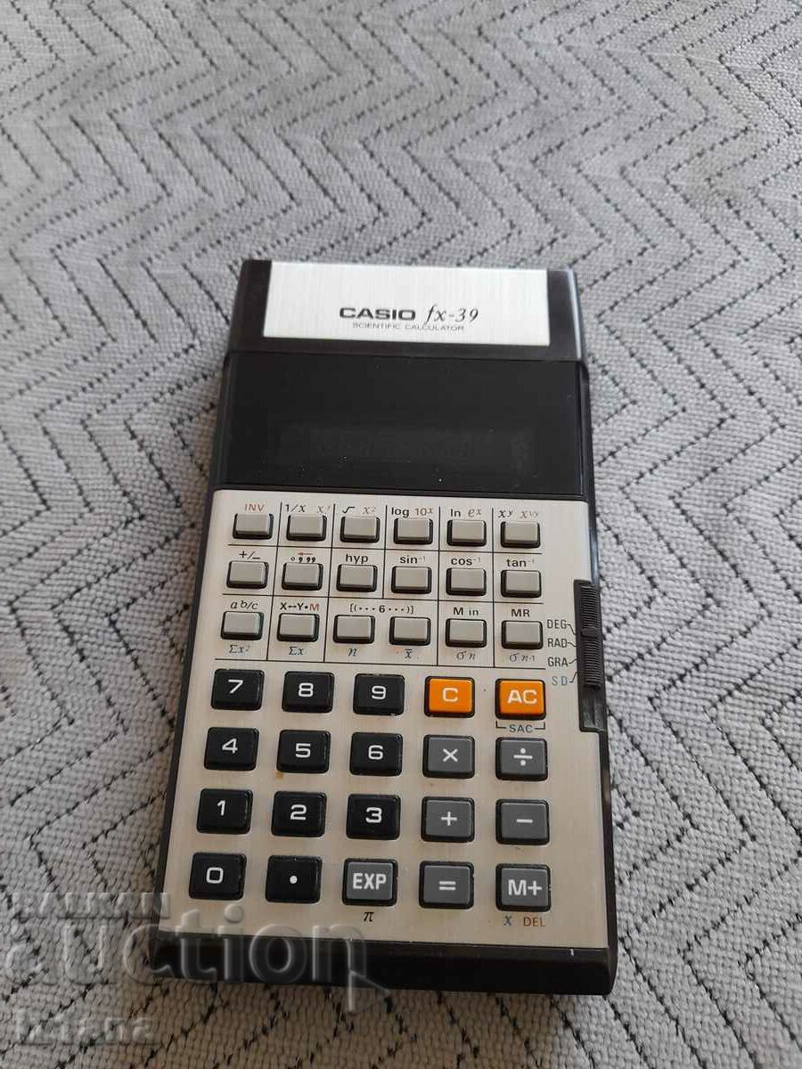 Стар калкулатор Casio FX-39