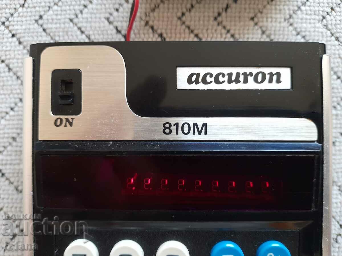 Old Accuron 810 calculator - 7 Old Accuron 810 calculator - 7