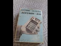 Vechiul calculator Accuron 810