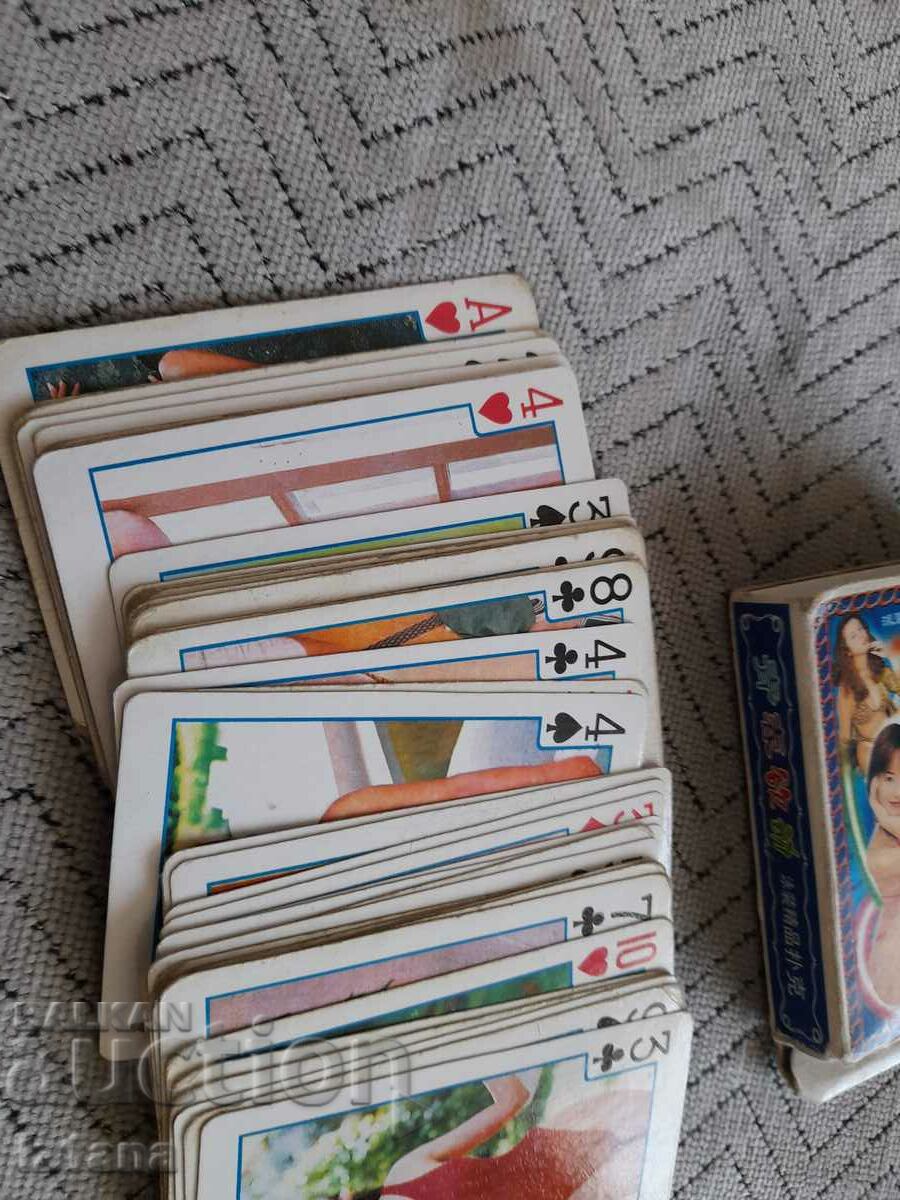 Old Erotic Playing Cards - 5 Old Erotic Playing Cards - 5