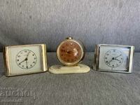 lot of alarm clocks