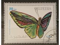 Fujairah 1972 Fauna/Butterflies Claimo