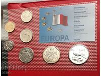 Malta-SET 2001-2005 of 7 coins