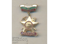 Rare Brigadier's award badge FUCKER enamel