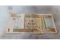 Cuba 1 peso convertibil 2016