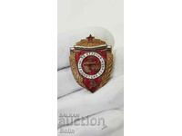 Ecuson Rare Insigna Excelent Serviciu de Intendent 1950-1960.