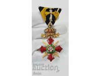 Rare royal officer's Order of Military Merit IV century.