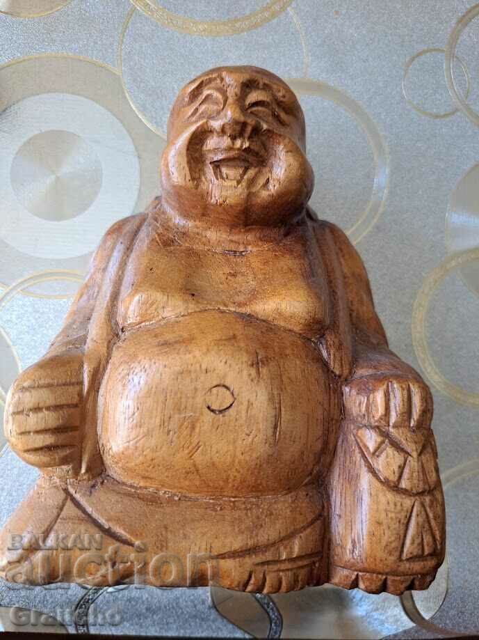 Buddha statue made of exotic wood